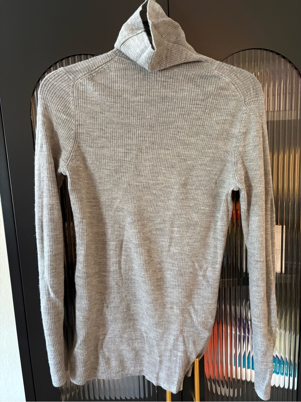 Uniqlo Women’s 100% Merino Wool Sweater - Grey - Size L